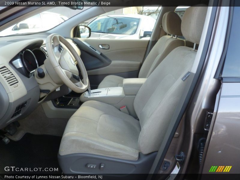 Tinted Bronze Metallic / Beige 2009 Nissan Murano SL AWD