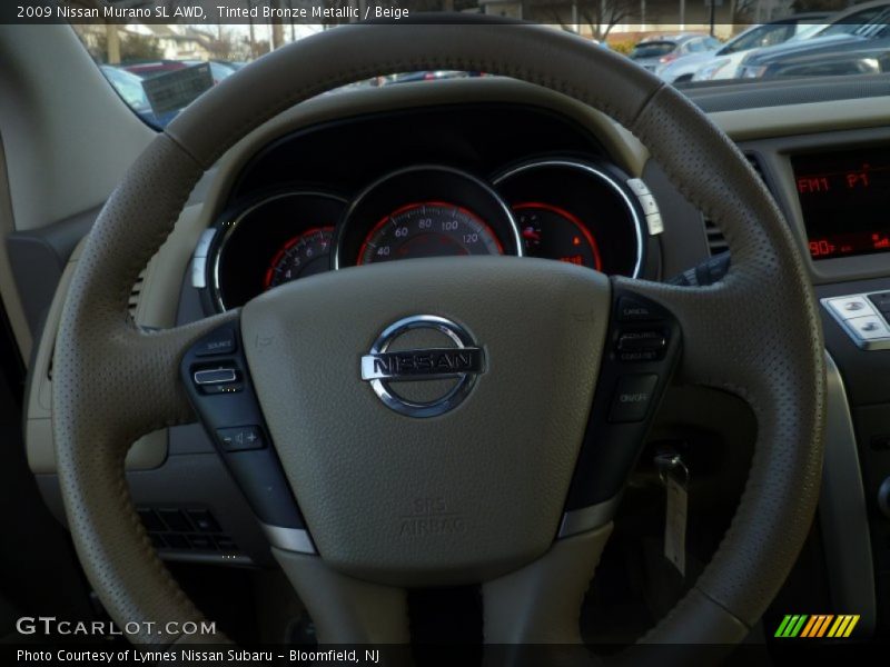 Tinted Bronze Metallic / Beige 2009 Nissan Murano SL AWD