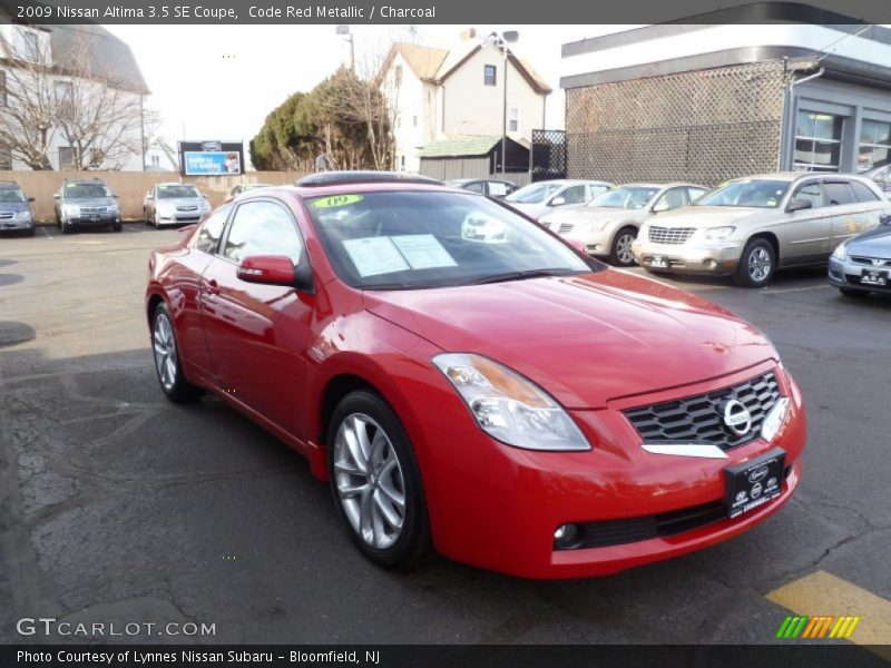 Code Red Metallic / Charcoal 2009 Nissan Altima 3.5 SE Coupe