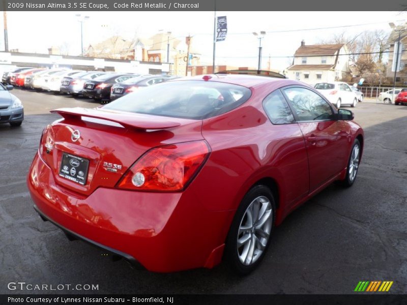 Code Red Metallic / Charcoal 2009 Nissan Altima 3.5 SE Coupe