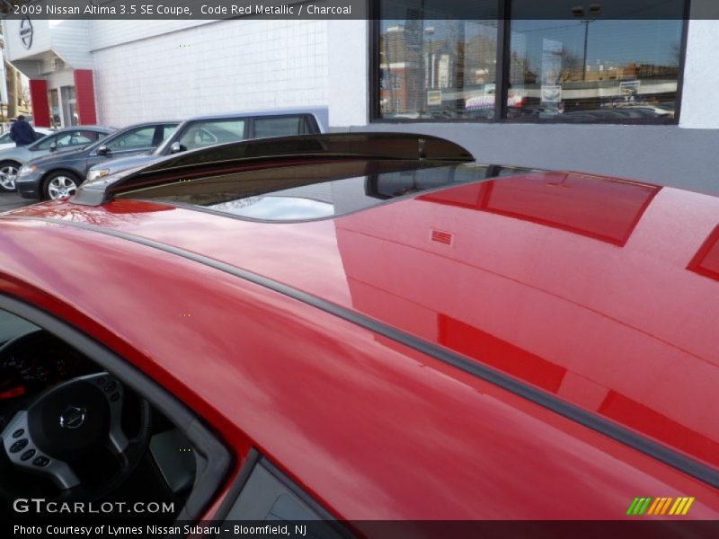 Code Red Metallic / Charcoal 2009 Nissan Altima 3.5 SE Coupe