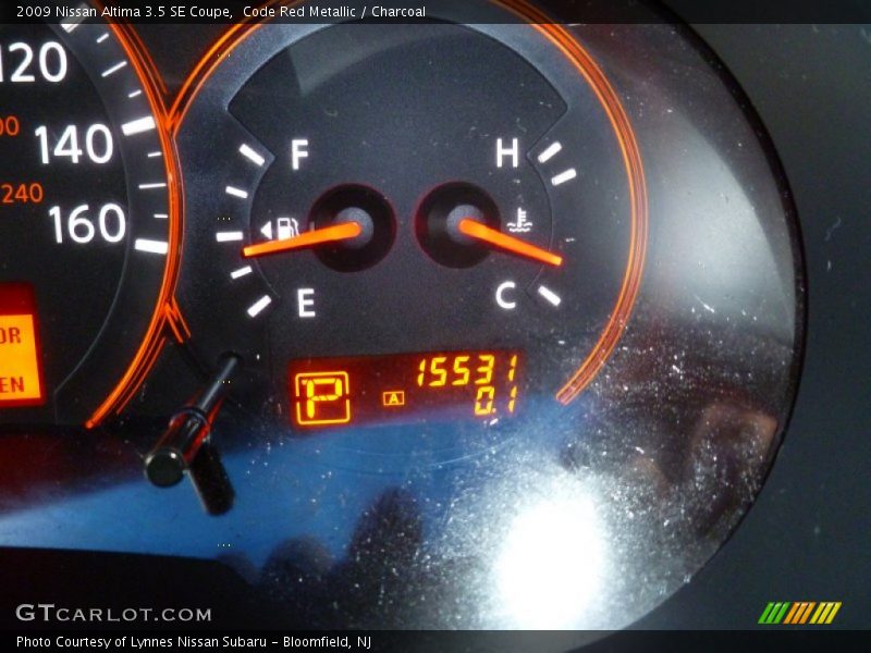 Code Red Metallic / Charcoal 2009 Nissan Altima 3.5 SE Coupe