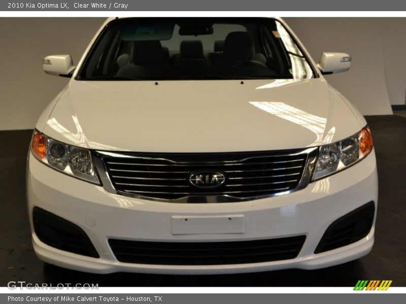 Clear White / Gray 2010 Kia Optima LX