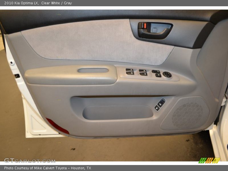Clear White / Gray 2010 Kia Optima LX