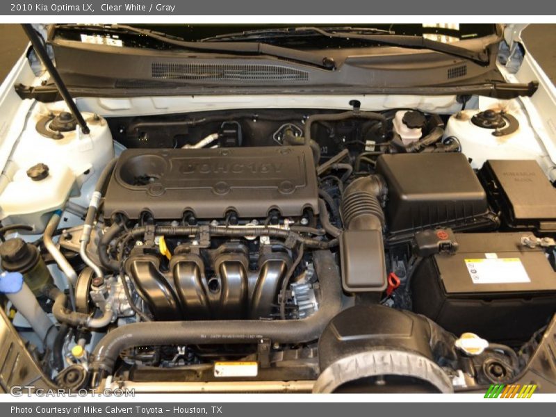 Clear White / Gray 2010 Kia Optima LX