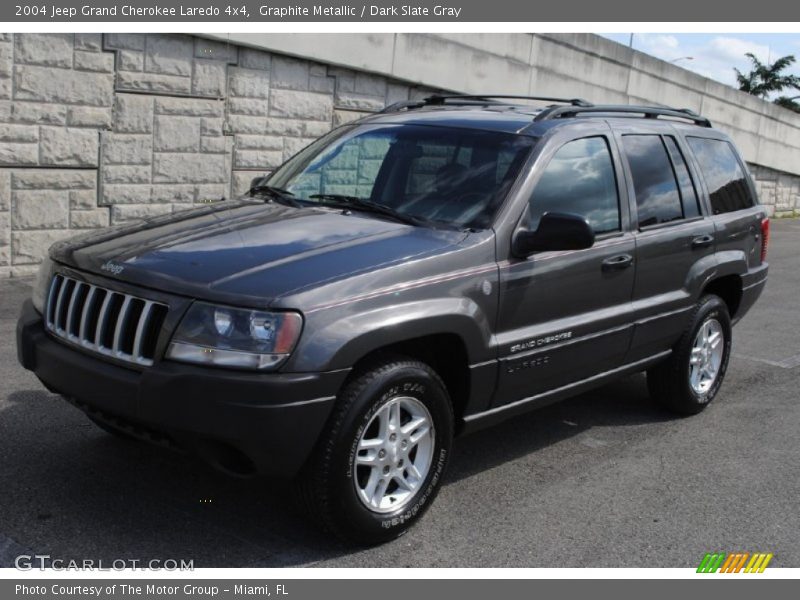 Graphite Metallic / Dark Slate Gray 2004 Jeep Grand Cherokee Laredo 4x4