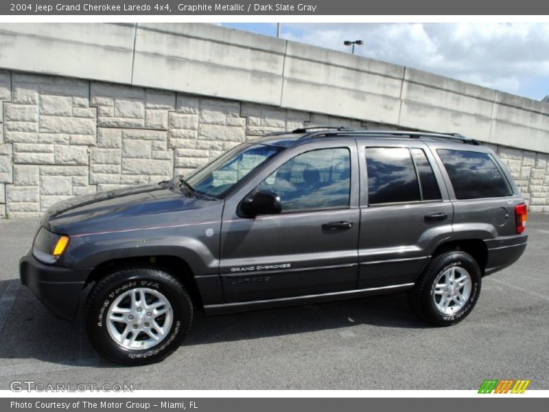 Graphite Metallic / Dark Slate Gray 2004 Jeep Grand Cherokee Laredo 4x4