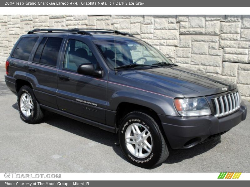 Graphite Metallic / Dark Slate Gray 2004 Jeep Grand Cherokee Laredo 4x4