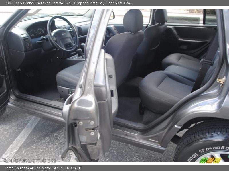 Graphite Metallic / Dark Slate Gray 2004 Jeep Grand Cherokee Laredo 4x4