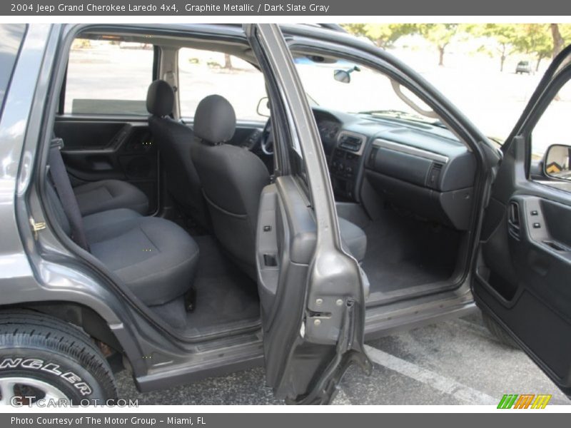 Graphite Metallic / Dark Slate Gray 2004 Jeep Grand Cherokee Laredo 4x4