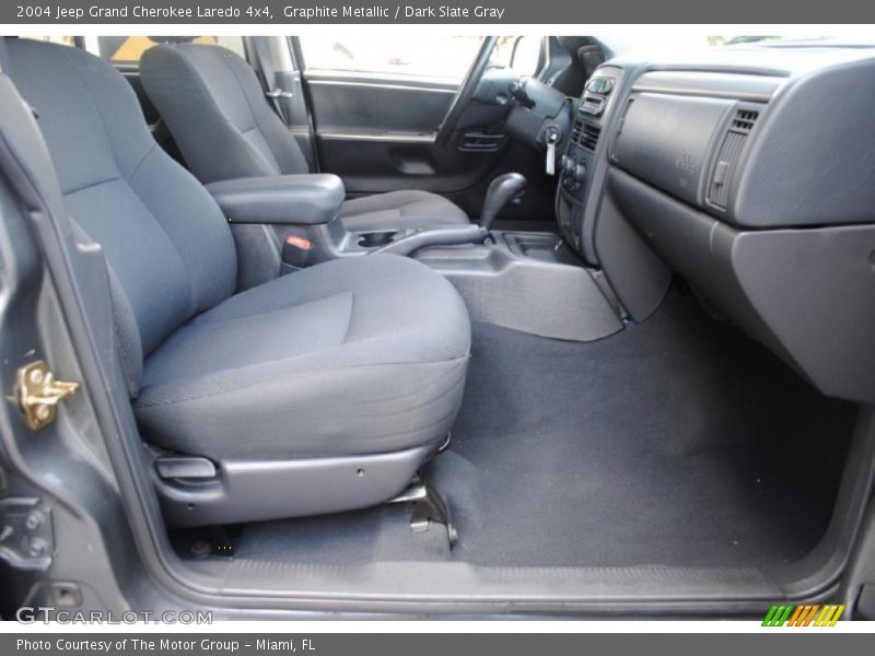 Graphite Metallic / Dark Slate Gray 2004 Jeep Grand Cherokee Laredo 4x4