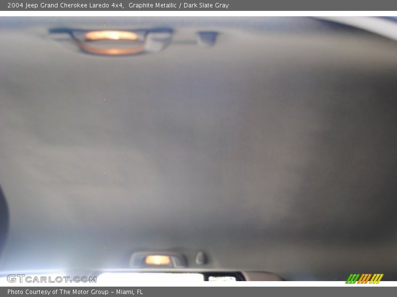 Graphite Metallic / Dark Slate Gray 2004 Jeep Grand Cherokee Laredo 4x4