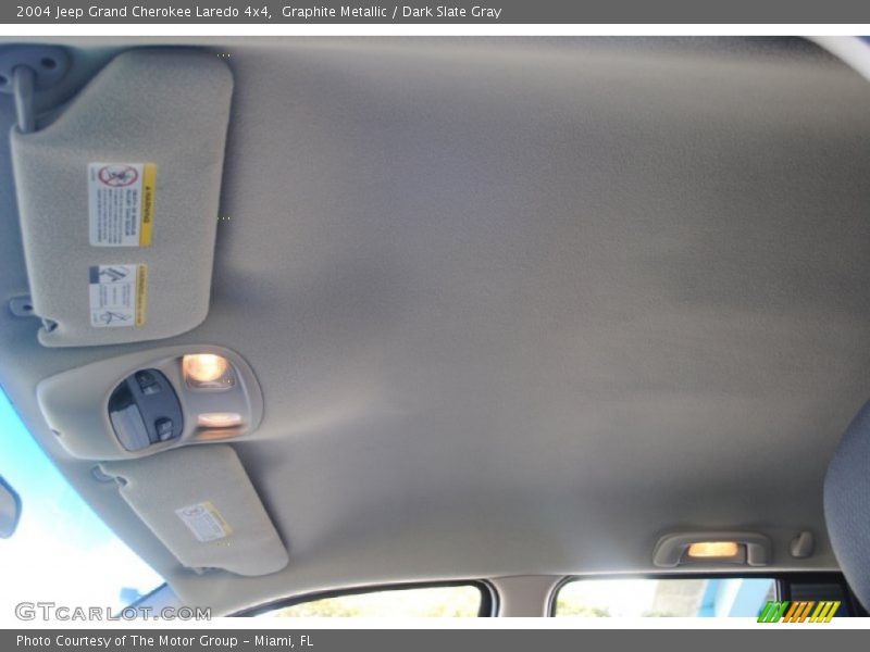 Graphite Metallic / Dark Slate Gray 2004 Jeep Grand Cherokee Laredo 4x4