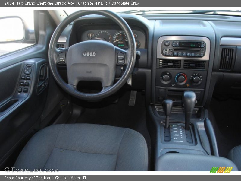 Graphite Metallic / Dark Slate Gray 2004 Jeep Grand Cherokee Laredo 4x4