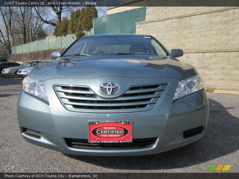 Aloe Green Metallic / Bisque 2007 Toyota Camry LE