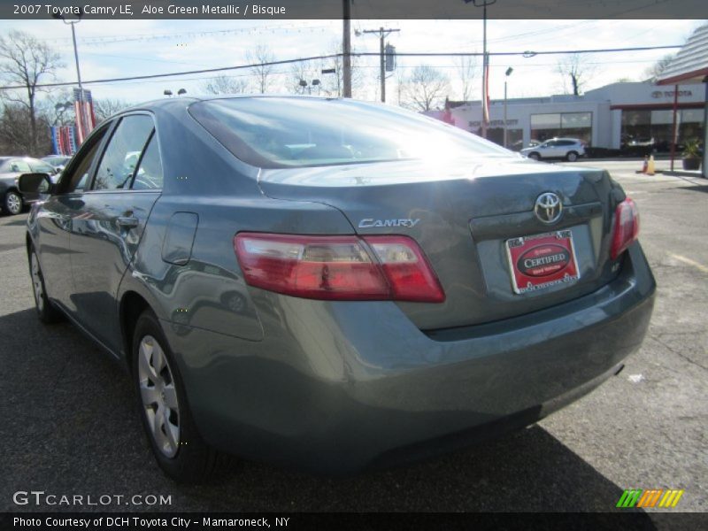 Aloe Green Metallic / Bisque 2007 Toyota Camry LE