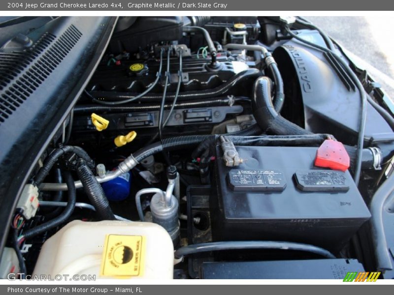 Graphite Metallic / Dark Slate Gray 2004 Jeep Grand Cherokee Laredo 4x4