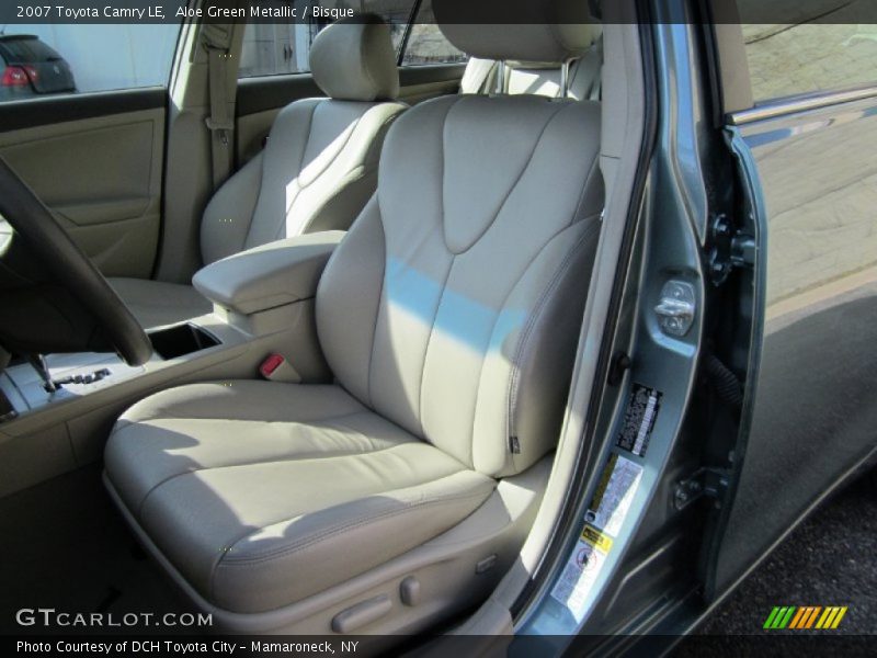 Aloe Green Metallic / Bisque 2007 Toyota Camry LE