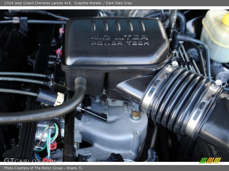 Graphite Metallic / Dark Slate Gray 2004 Jeep Grand Cherokee Laredo 4x4