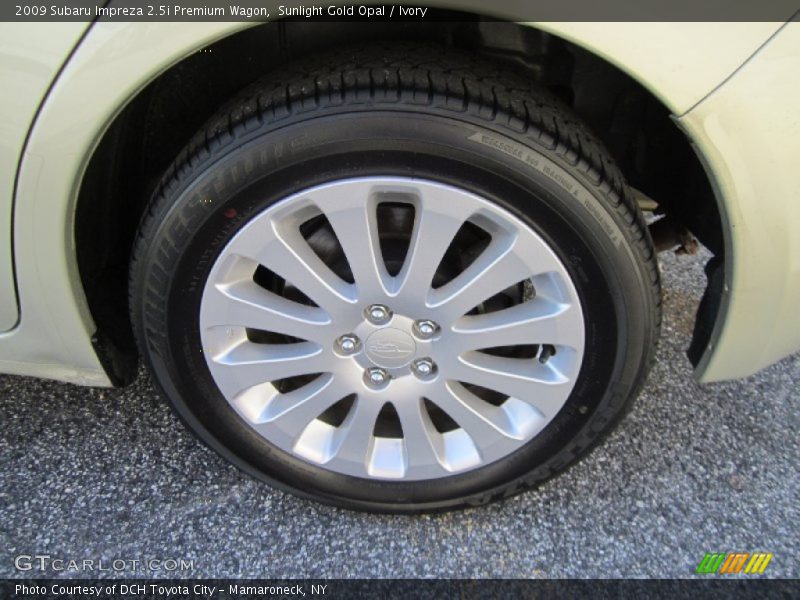 Sunlight Gold Opal / Ivory 2009 Subaru Impreza 2.5i Premium Wagon