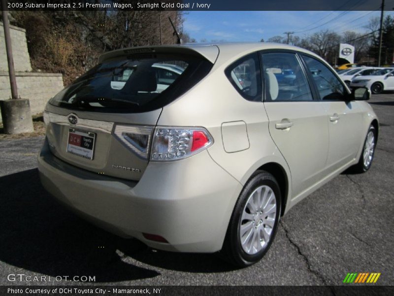 Sunlight Gold Opal / Ivory 2009 Subaru Impreza 2.5i Premium Wagon