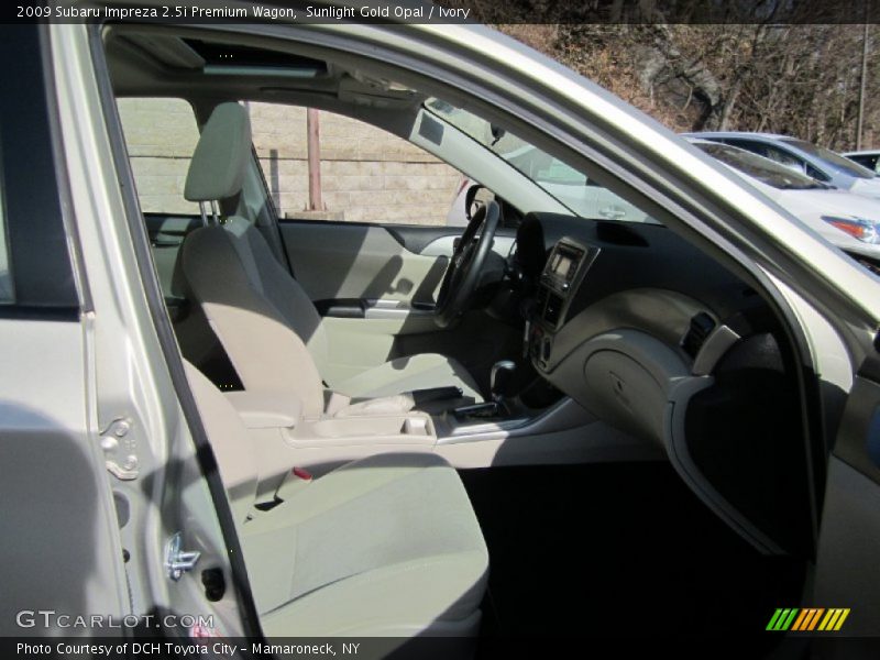 Sunlight Gold Opal / Ivory 2009 Subaru Impreza 2.5i Premium Wagon