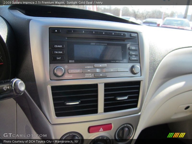 Sunlight Gold Opal / Ivory 2009 Subaru Impreza 2.5i Premium Wagon