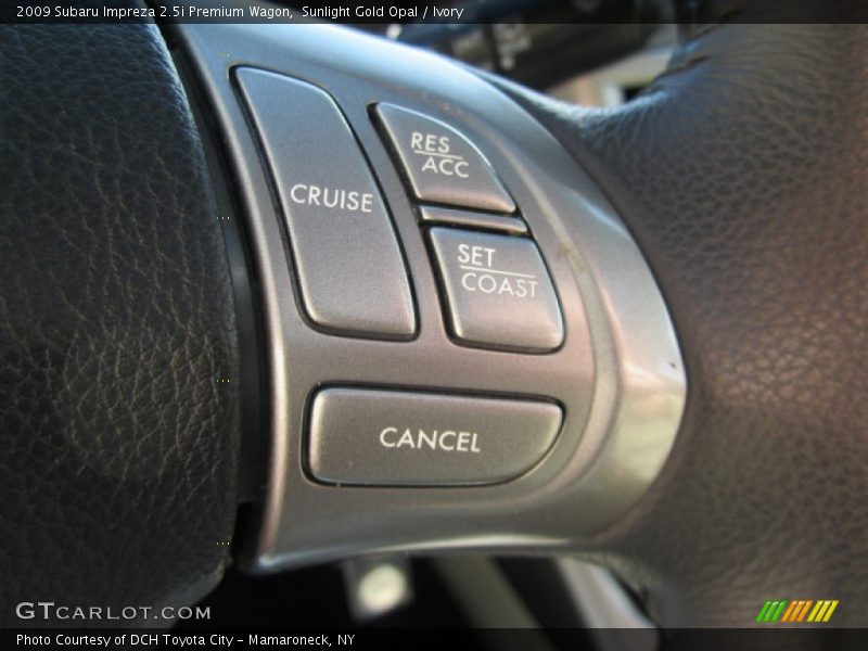 Sunlight Gold Opal / Ivory 2009 Subaru Impreza 2.5i Premium Wagon