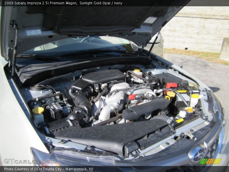 Sunlight Gold Opal / Ivory 2009 Subaru Impreza 2.5i Premium Wagon