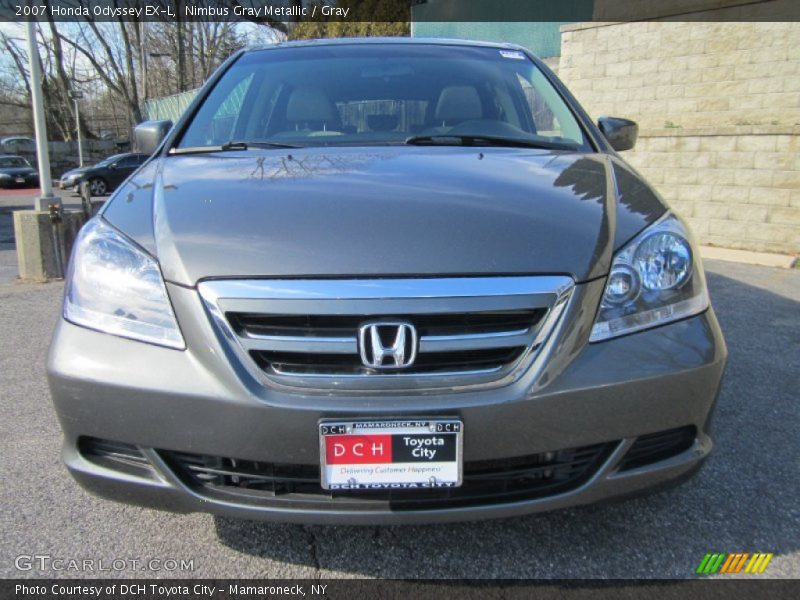 Nimbus Gray Metallic / Gray 2007 Honda Odyssey EX-L