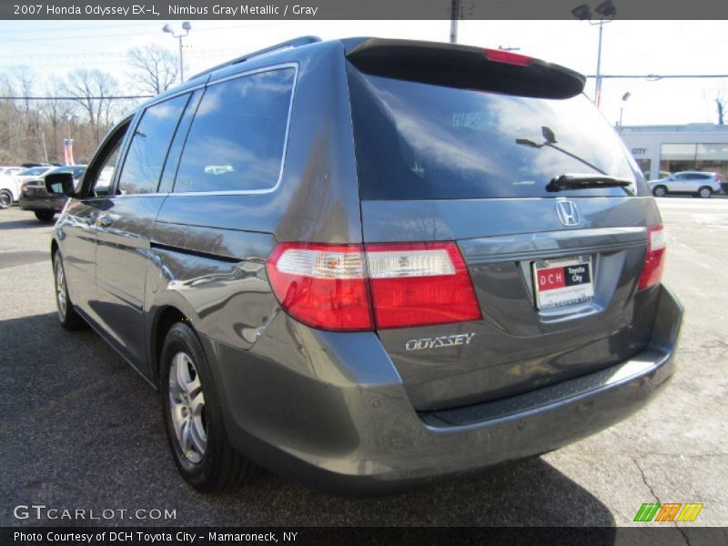 Nimbus Gray Metallic / Gray 2007 Honda Odyssey EX-L