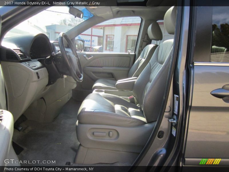 Nimbus Gray Metallic / Gray 2007 Honda Odyssey EX-L