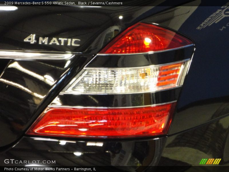 Black / Savanna/Cashmere 2009 Mercedes-Benz S 550 4Matic Sedan