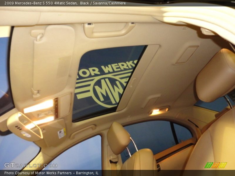 Black / Savanna/Cashmere 2009 Mercedes-Benz S 550 4Matic Sedan