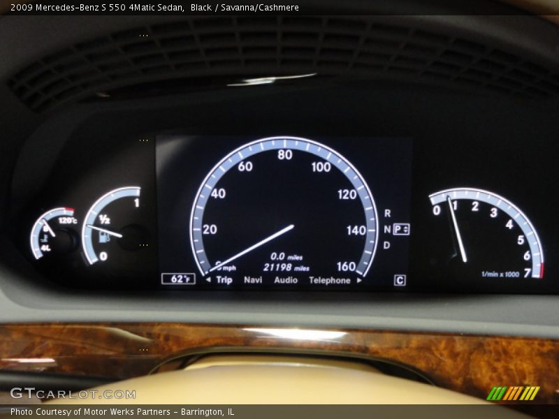Black / Savanna/Cashmere 2009 Mercedes-Benz S 550 4Matic Sedan