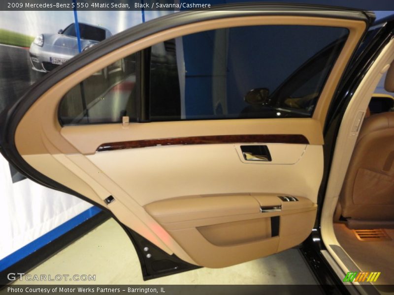 Black / Savanna/Cashmere 2009 Mercedes-Benz S 550 4Matic Sedan