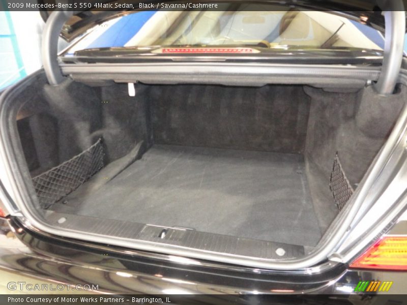 Black / Savanna/Cashmere 2009 Mercedes-Benz S 550 4Matic Sedan