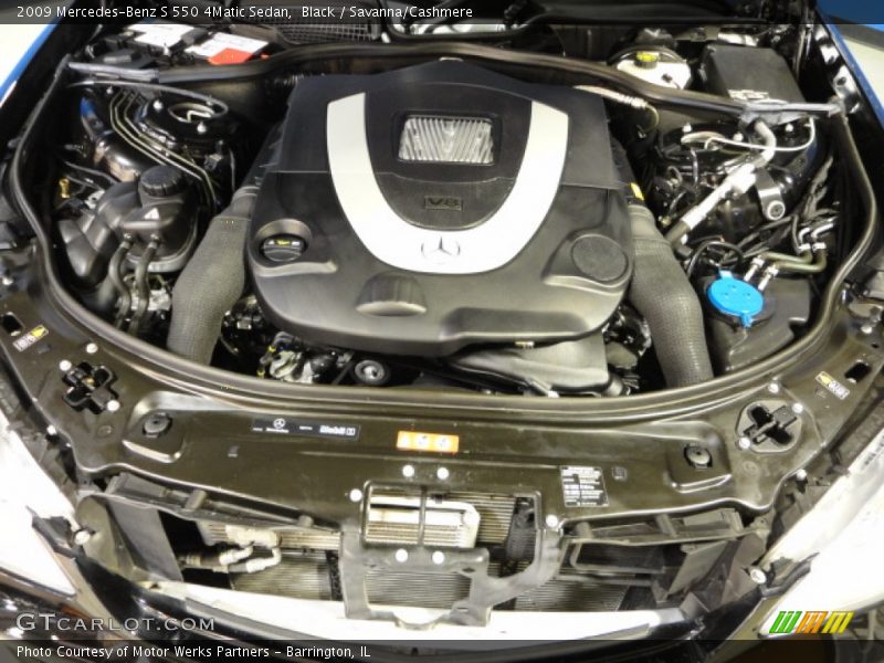 Black / Savanna/Cashmere 2009 Mercedes-Benz S 550 4Matic Sedan