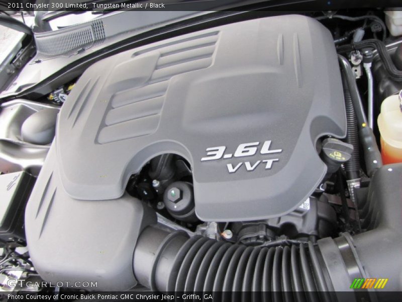 Tungsten Metallic / Black 2011 Chrysler 300 Limited