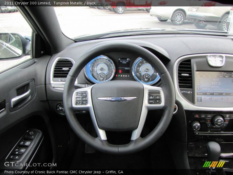 Tungsten Metallic / Black 2011 Chrysler 300 Limited