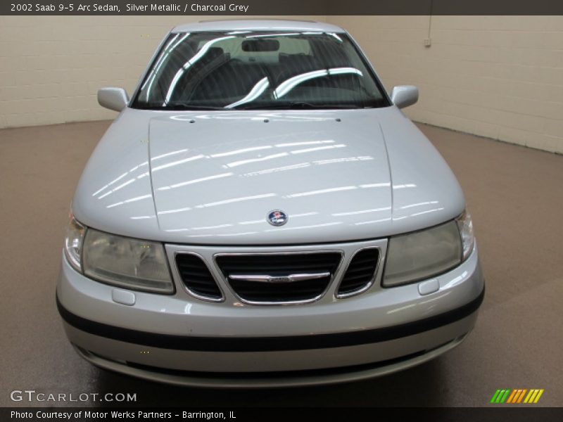 Silver Metallic / Charcoal Grey 2002 Saab 9-5 Arc Sedan