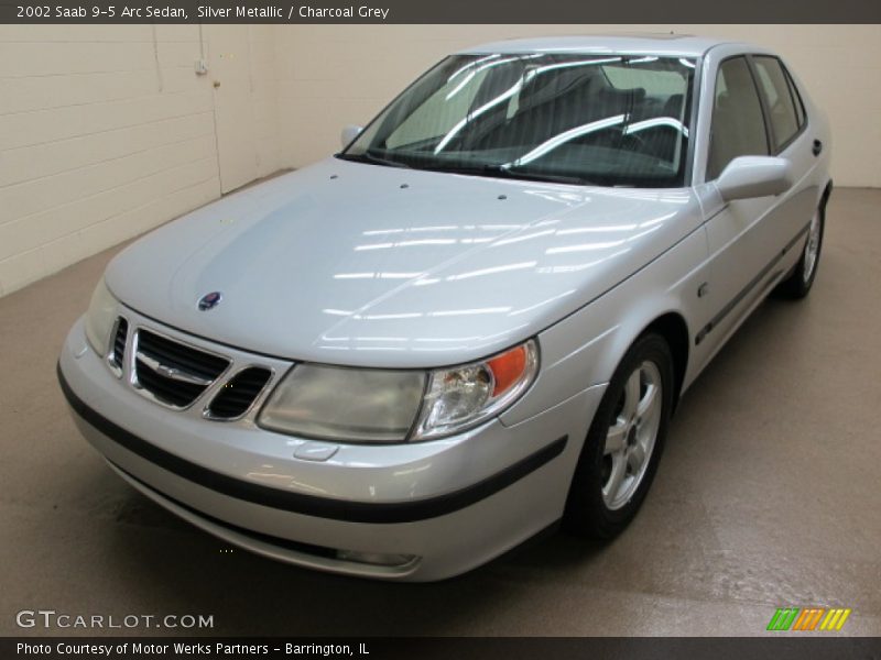 Silver Metallic / Charcoal Grey 2002 Saab 9-5 Arc Sedan