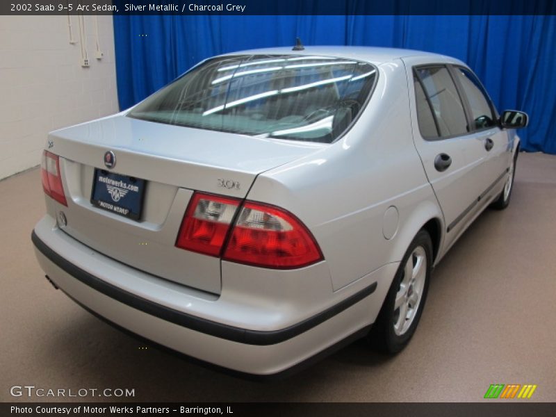 Silver Metallic / Charcoal Grey 2002 Saab 9-5 Arc Sedan