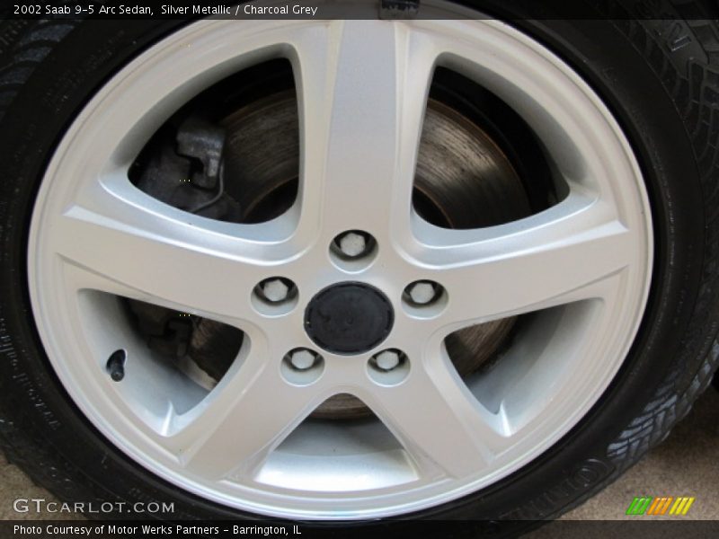Silver Metallic / Charcoal Grey 2002 Saab 9-5 Arc Sedan