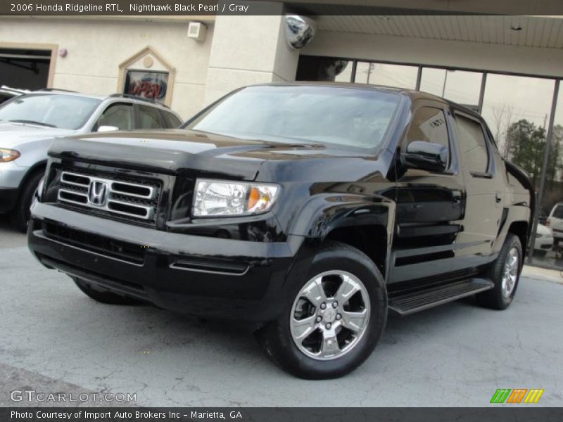 Nighthawk Black Pearl / Gray 2006 Honda Ridgeline RTL