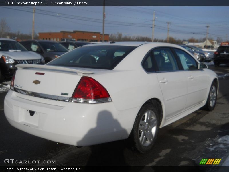 Summit White / Ebony 2011 Chevrolet Impala LT