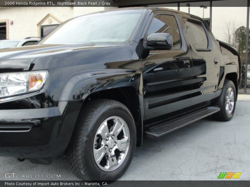 Nighthawk Black Pearl / Gray 2006 Honda Ridgeline RTL