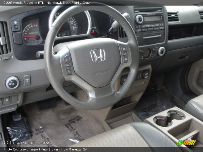 Nighthawk Black Pearl / Gray 2006 Honda Ridgeline RTL