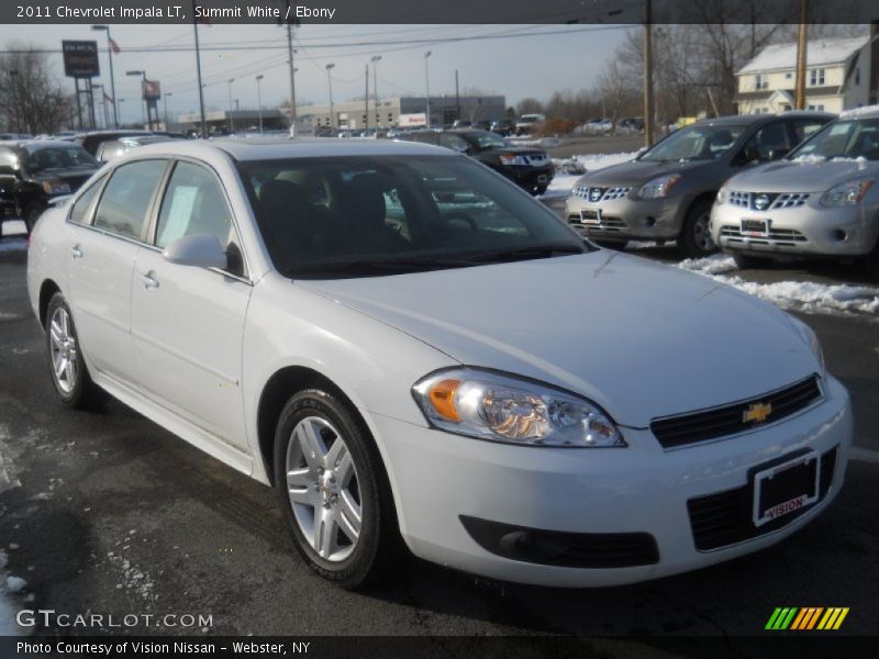 Summit White / Ebony 2011 Chevrolet Impala LT