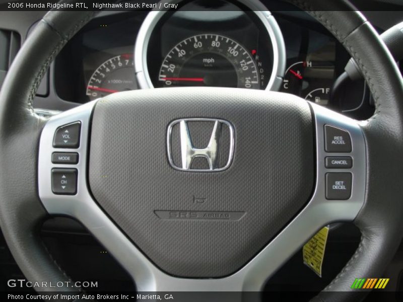 Nighthawk Black Pearl / Gray 2006 Honda Ridgeline RTL